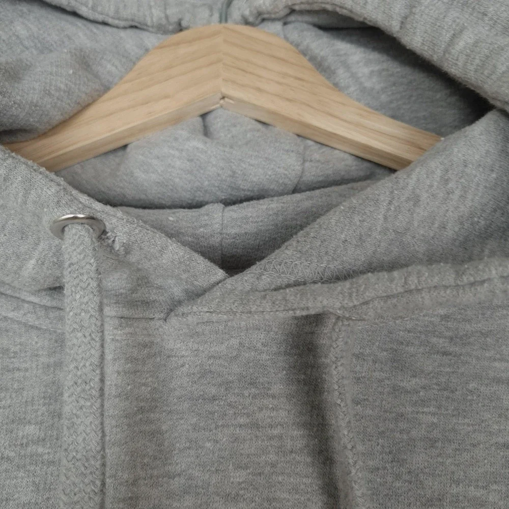 Quiksilver Hoodie Mens Large Gray Pullover Surf Graphic Logo Skate Streetwear - Picture 3 of 16